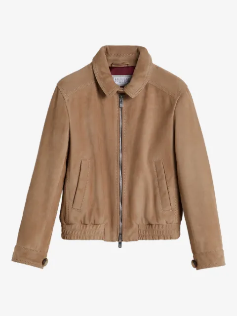 Brunello Cucinelli Kids zip-fastening jacket