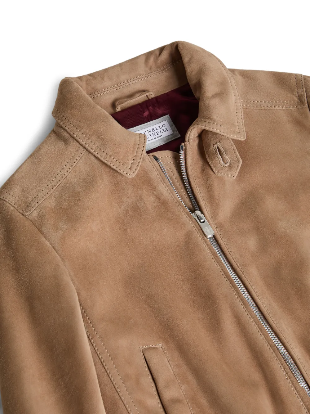  Brunello Cucinelli Kids Zip-fastening Jacket - Brown 