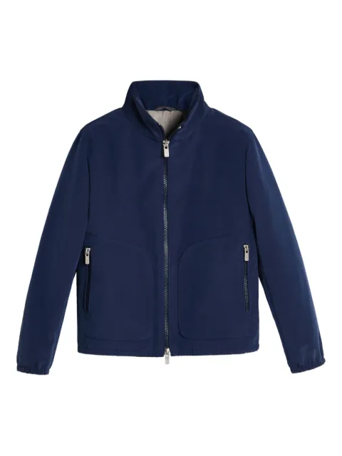 Brunello Cucinelli Kids logo-print bomber jacket