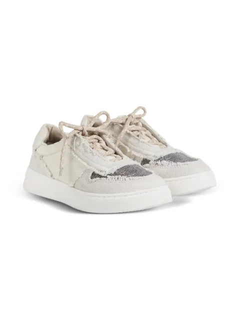 Brunello Cucinelli Kids Sneakers con lacci