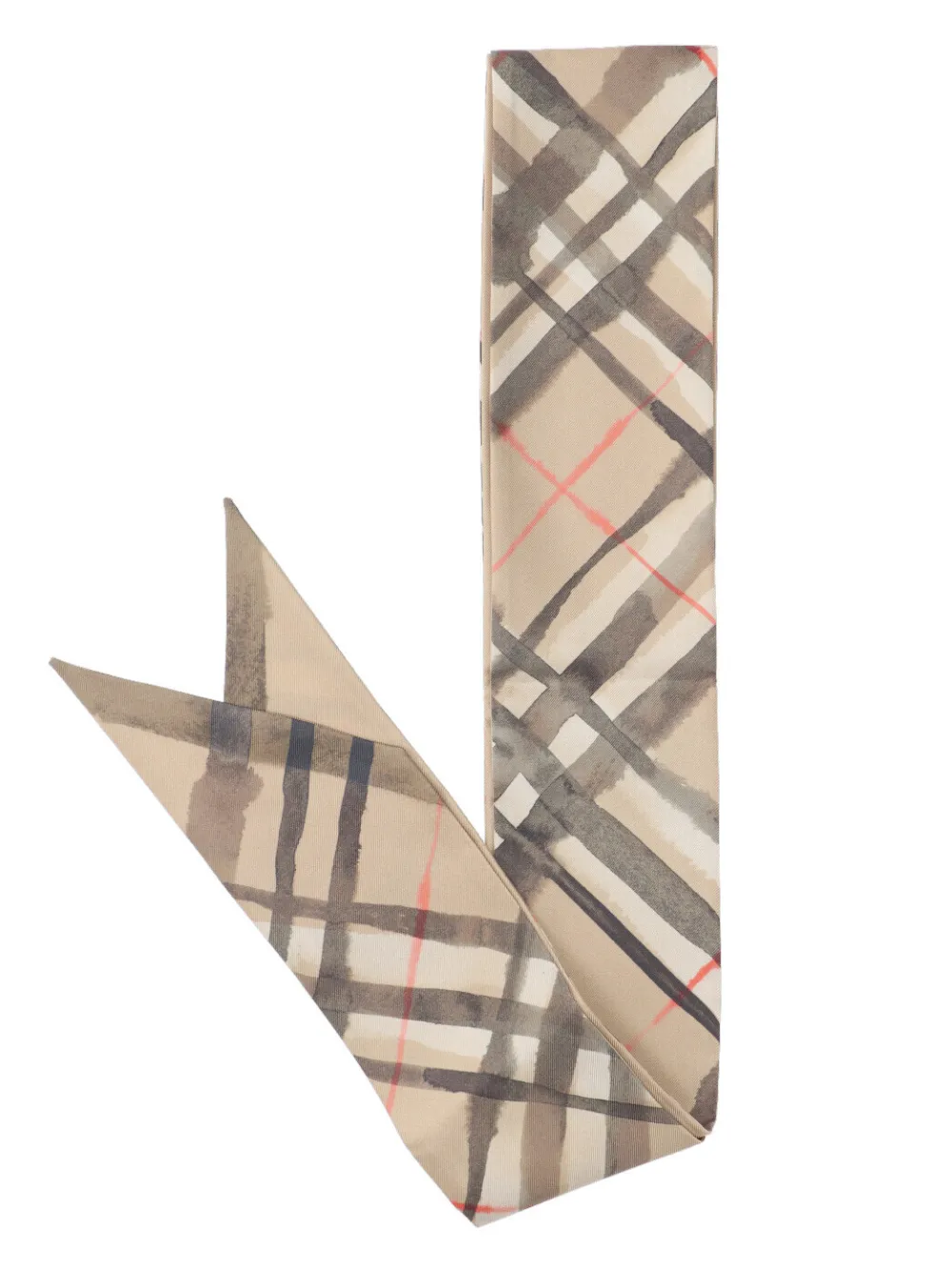 Burberry check scarf - Toni neutri