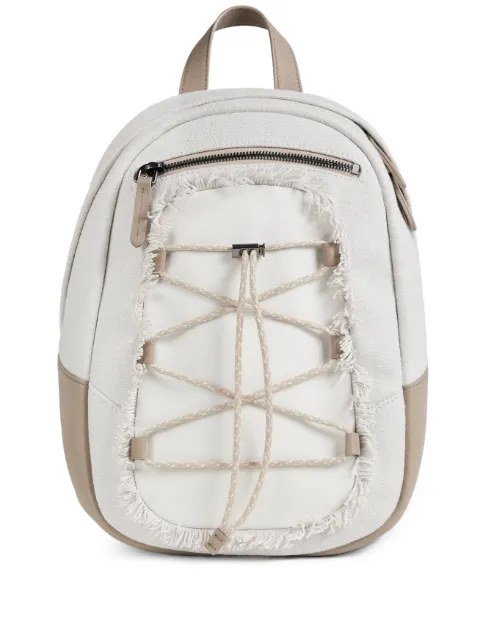 Brunello Cucinelli Kids mochila con paneles