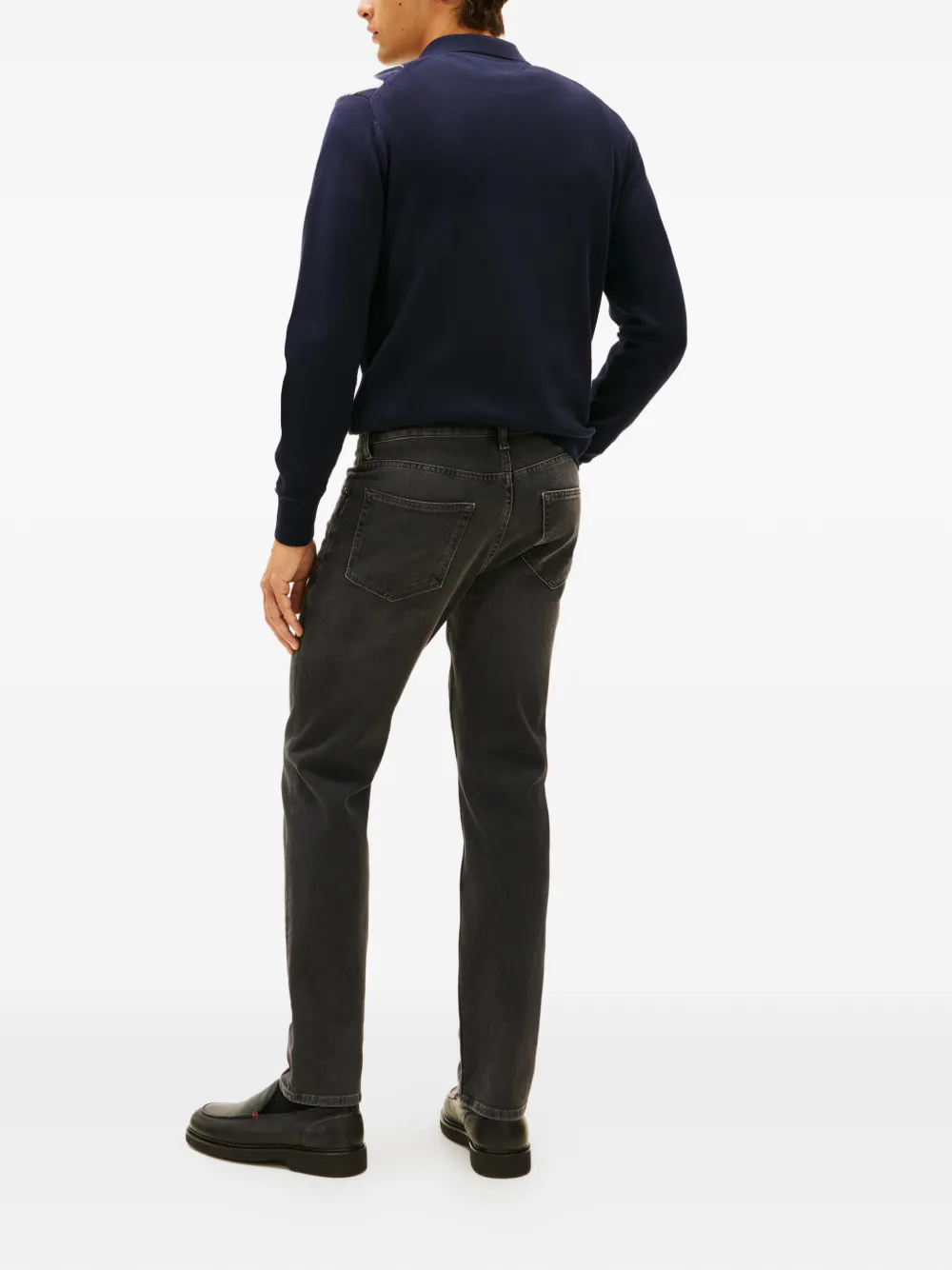 Tommy Hilfiger Logo-patch Slim-fit Jeans - Grey 