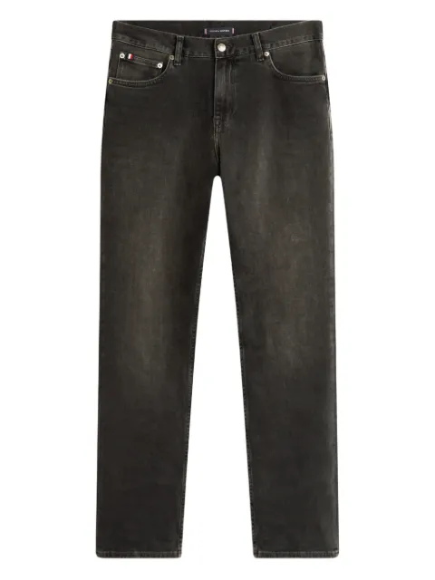 Tommy Hilfiger logo-patch slim-fit jeans