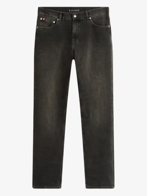 Tommy Hilfiger logo-patch slim-fit jeans