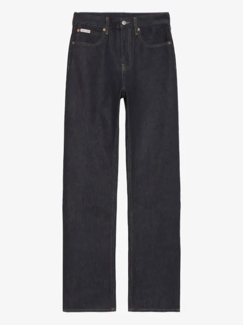 Calvin Klein topstitched trousers