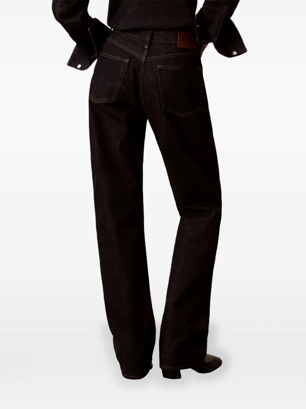  Calvin Klein Topstitched Trousers - Blue 