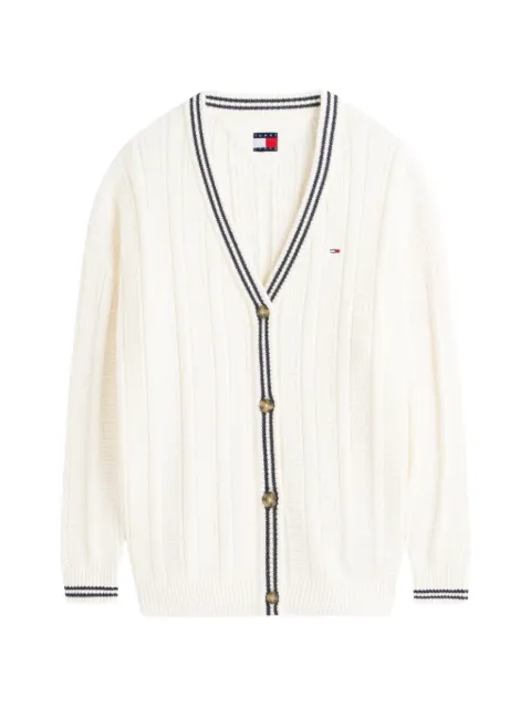 Tommy Jeans patterned button cardigan