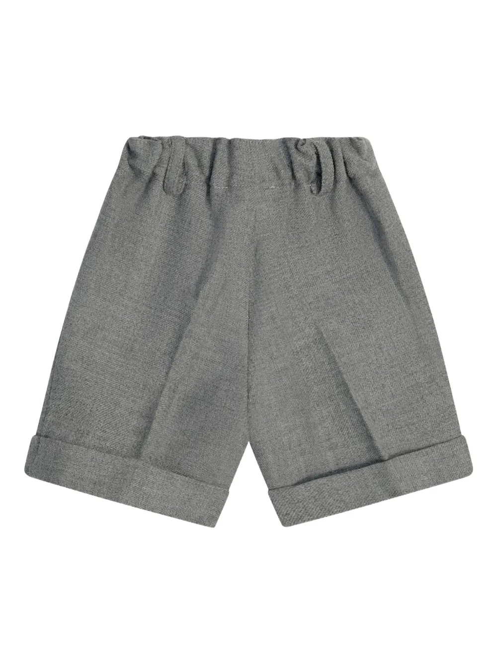 PAIO CRIPPA turned-up hem shorts - Grigio