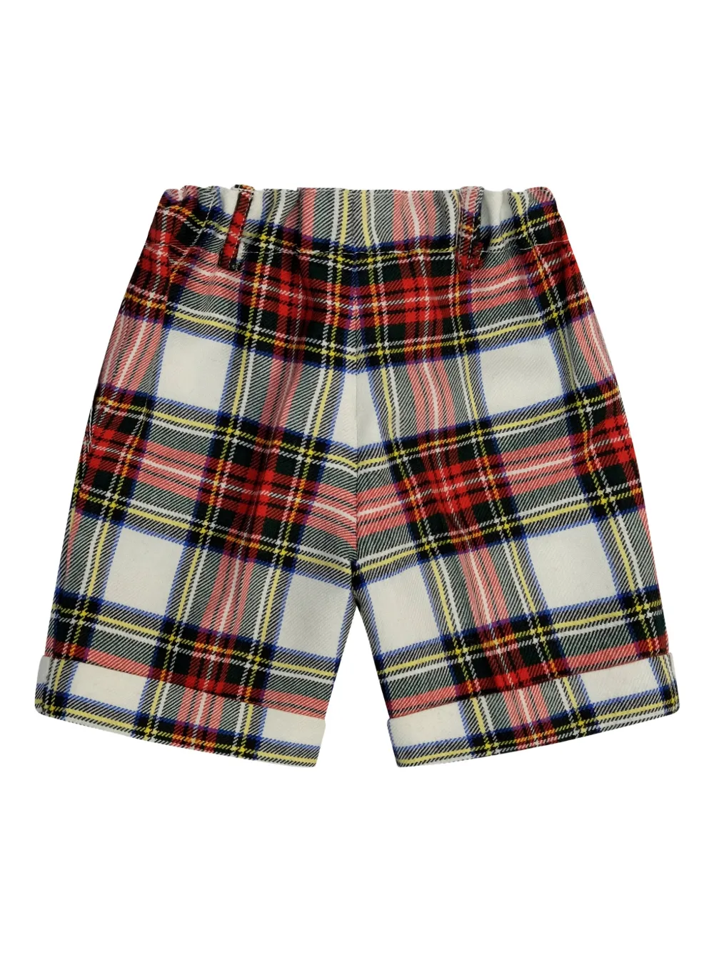 PAIO CRIPPA tartan shorts - Wit
