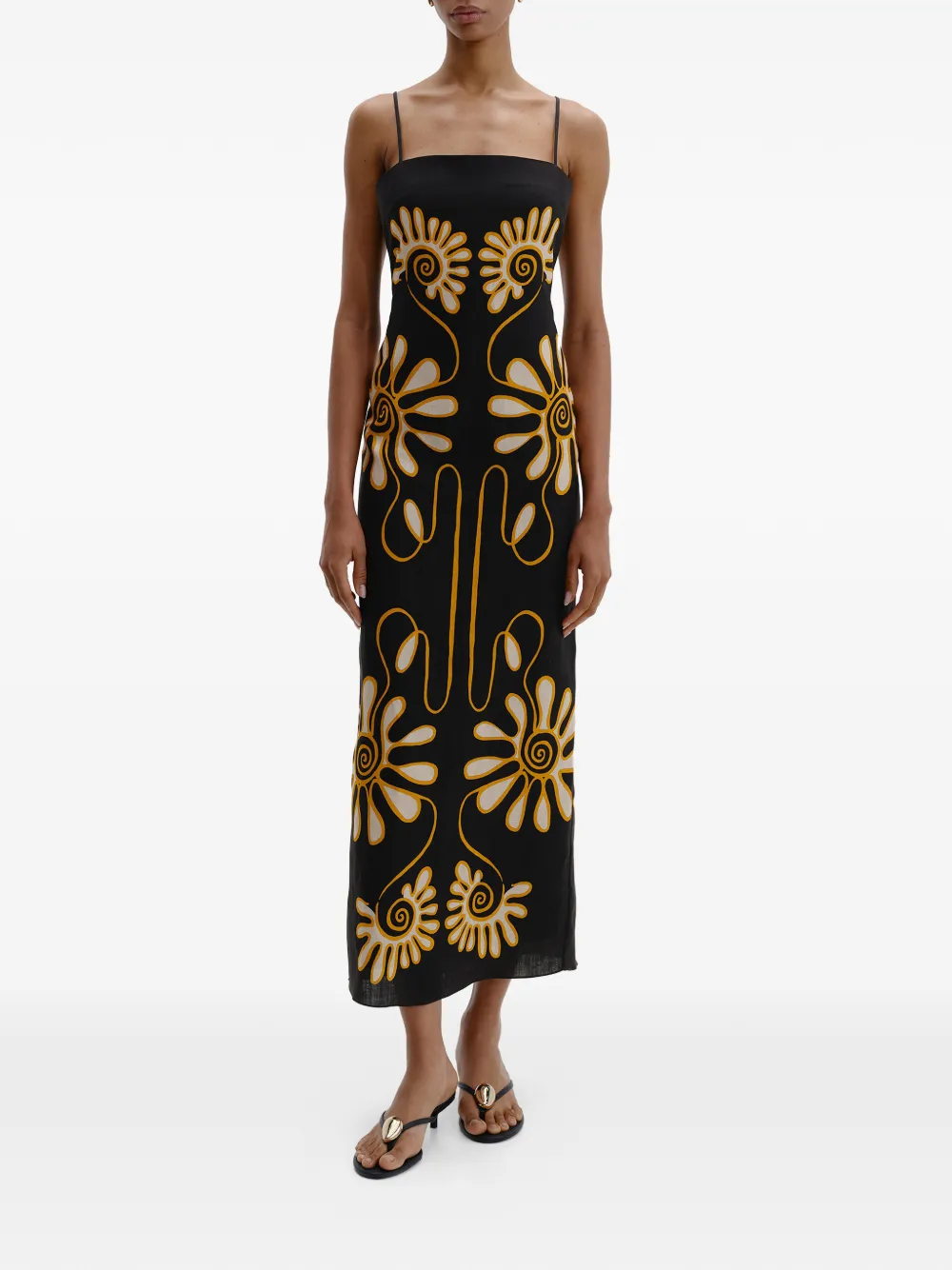 Cala de la Cruz vestido midi Samantha | negro | Image 1