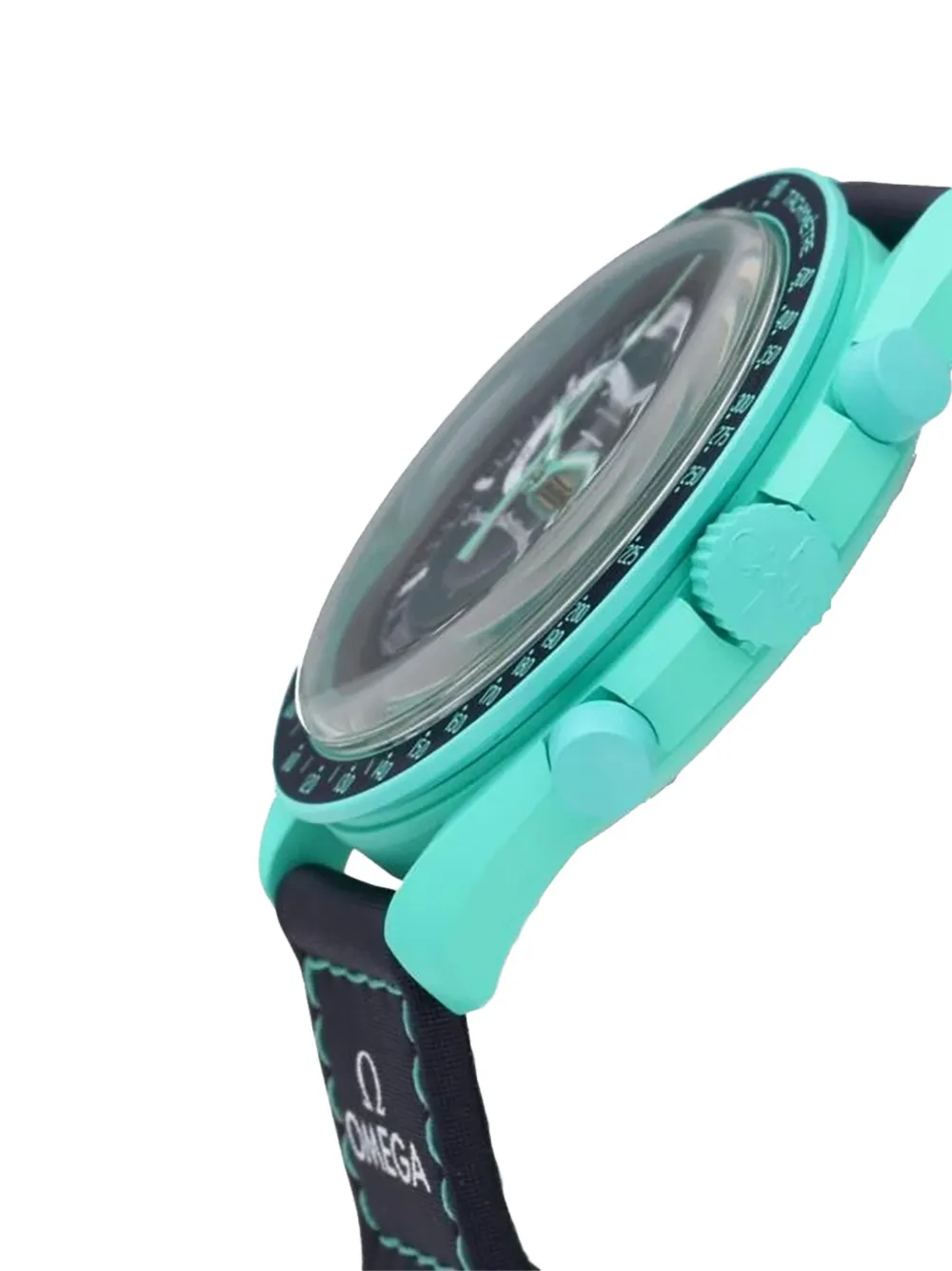 OMEGA xSwatch Moonswatch Mission on Earth 42mm watch - Zwart