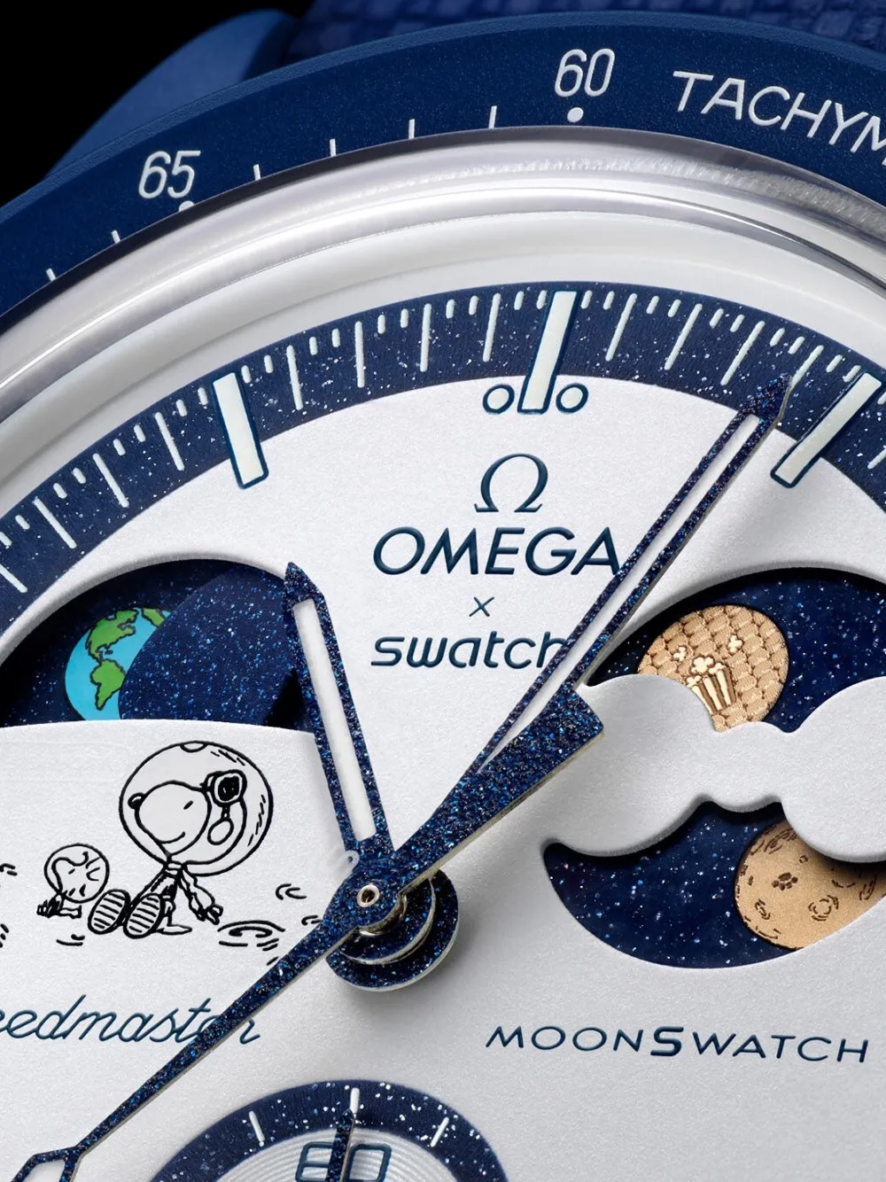 OMEGA x Swatch Bioceramic Moonphase 42mm watch - Wit