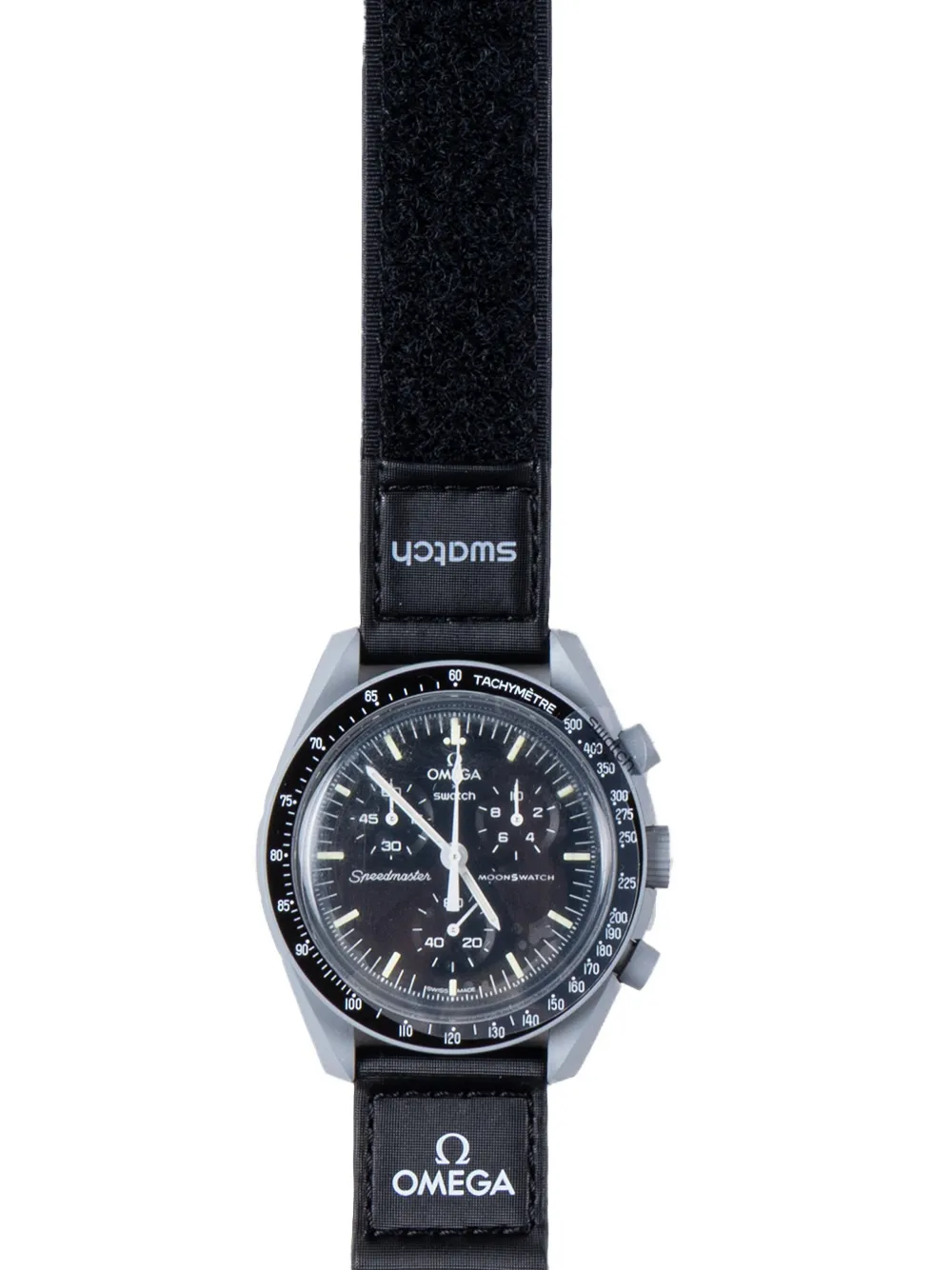 Swatch x Omega Mission To The Moon 47.30mm Watch | Black | FARFETCH Swatch x Omega Mission To The Moon 47.30mm Watch | Black | FARFETCH