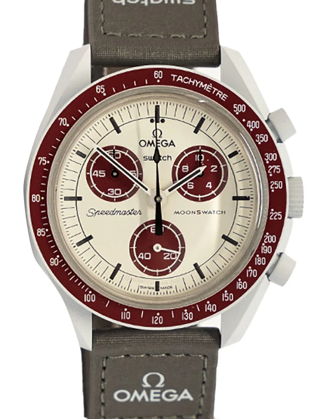 OMEGA xSwatch Moonswatch Mission to Pluto 42mm watch - Wit