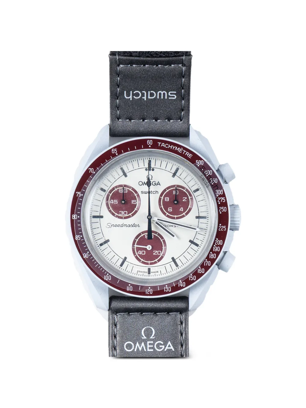 OMEGA xSwatch Moonswatch Mission to Pluto 42mm watch - Bianco