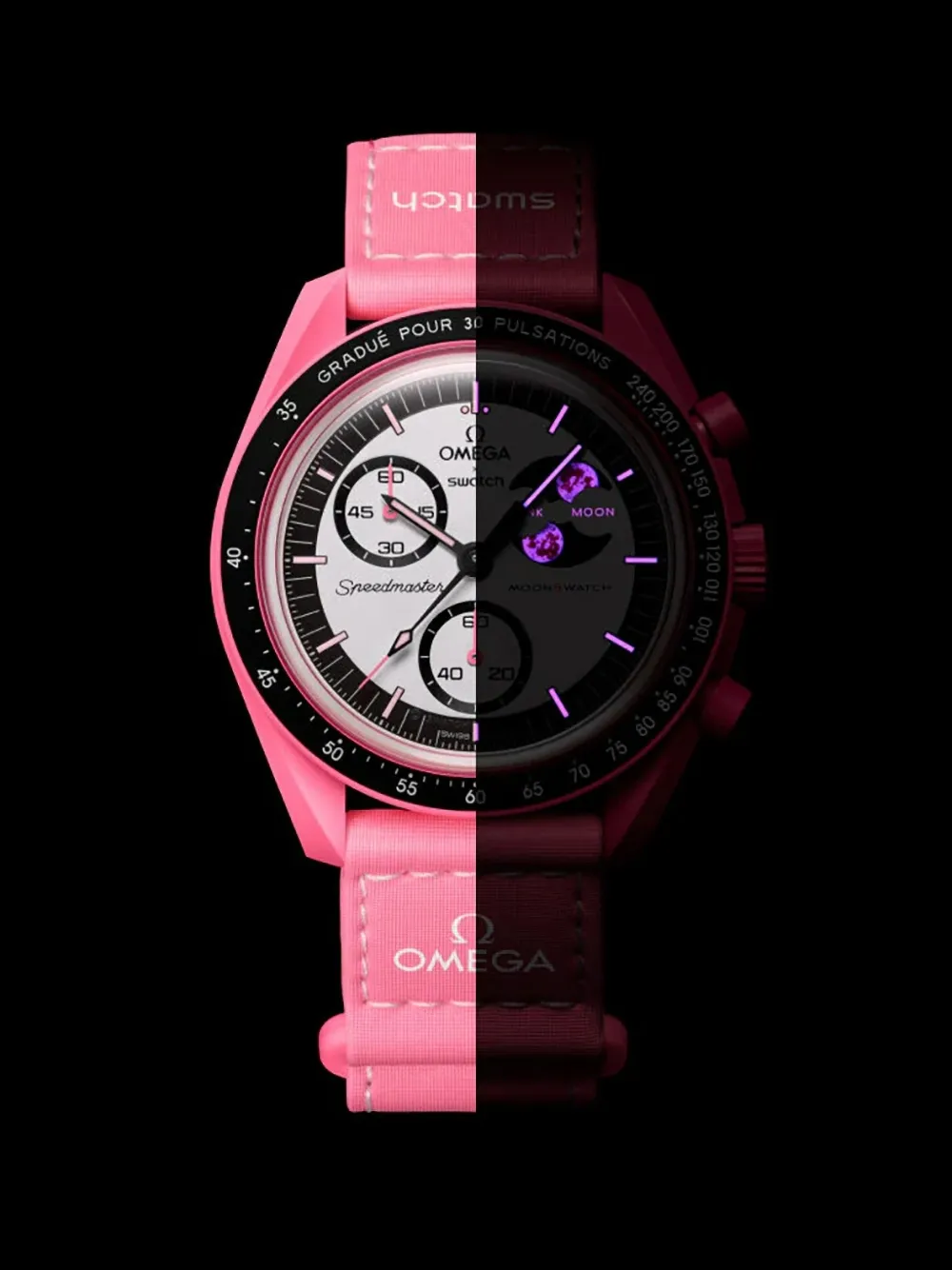 OMEGA x Swatch Bioceramic Moon 42mm Watch | White | FARFETCH GE display picture 3
