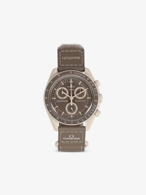 Swatch ساعة 'بيوسراميك مونز ووتش' 42 ملم x Swatch