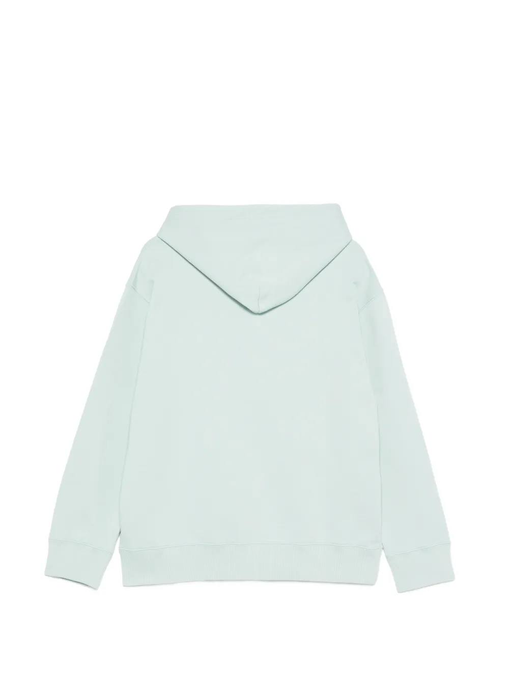  Mm6 Maison Margiela Logo-patch Hoodie - Green 