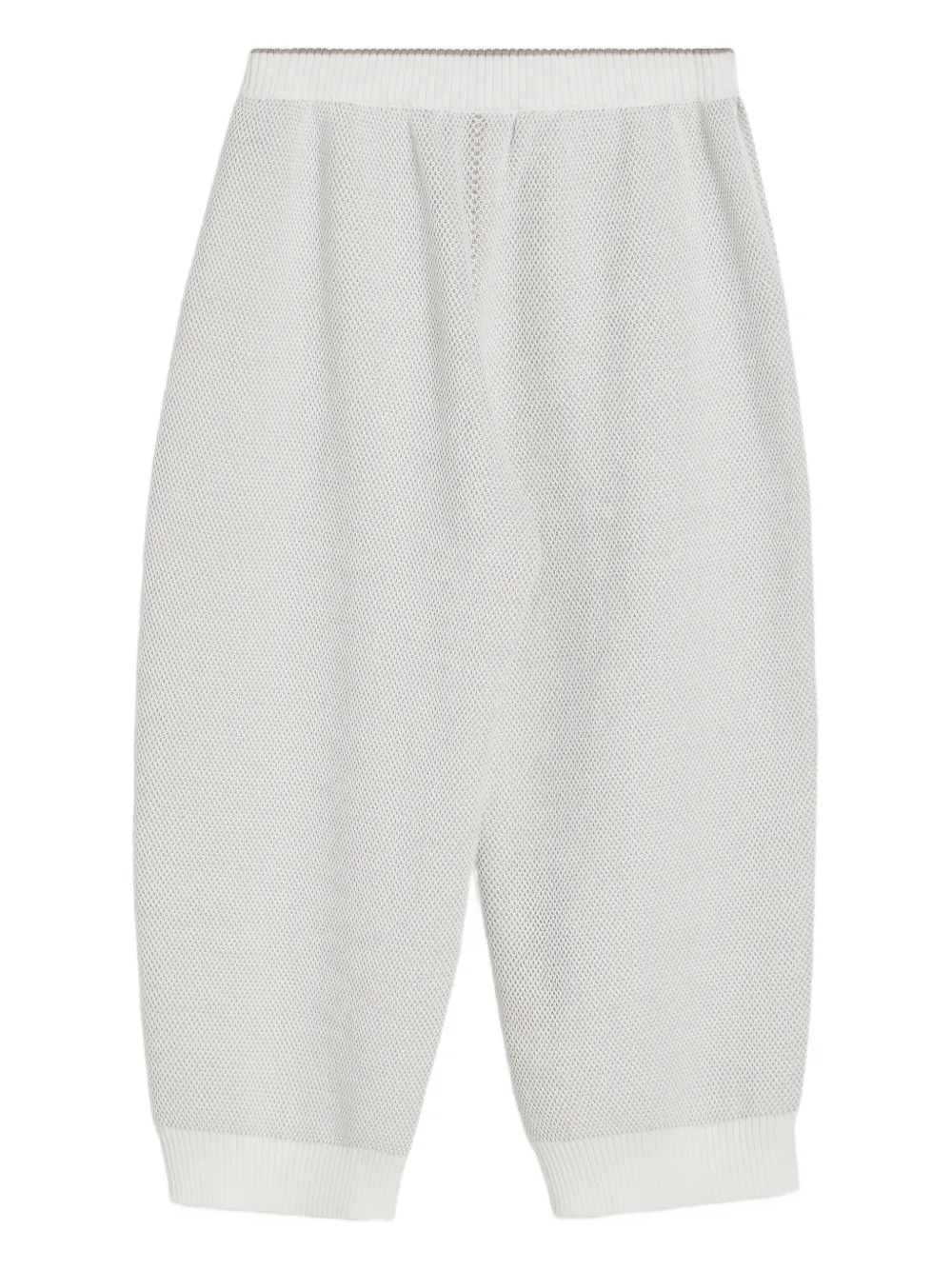  Brunello Cucinelli Kids Honeycomb-stitch Trousers - Grey 