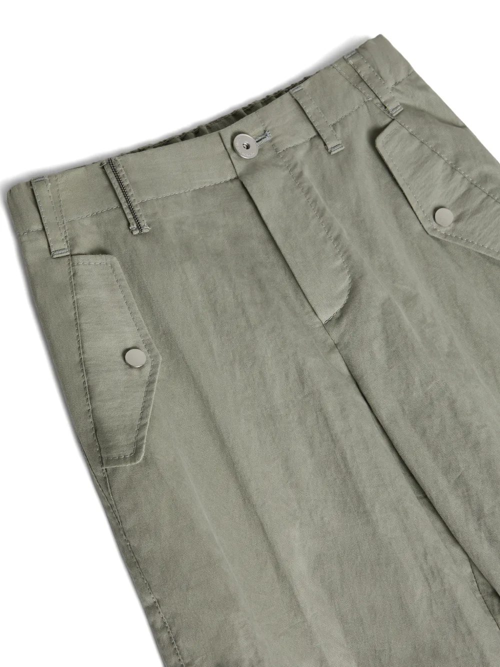 Brunello Cucinelli Kids Broek met elastische afwerking Groen
