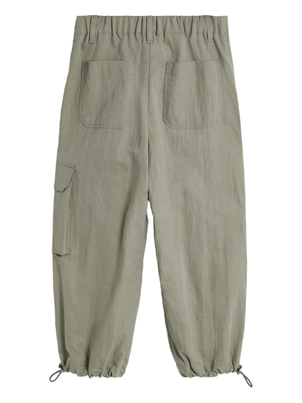 Brunello Cucinelli Kids Broek met elastische afwerking Groen