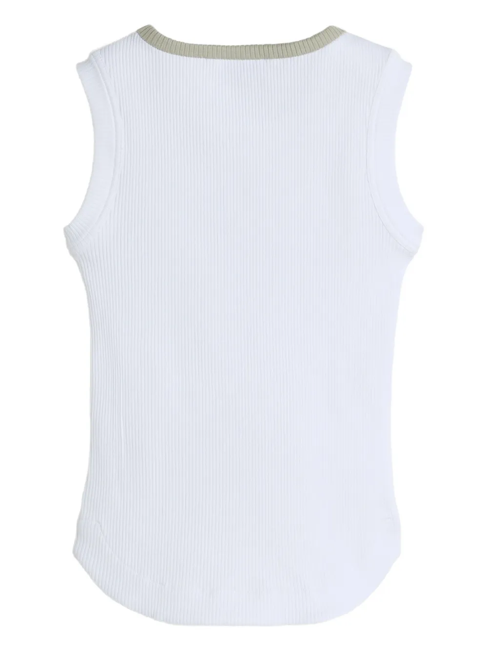 Brunello Cucinelli Kids Ribbed Top - White 