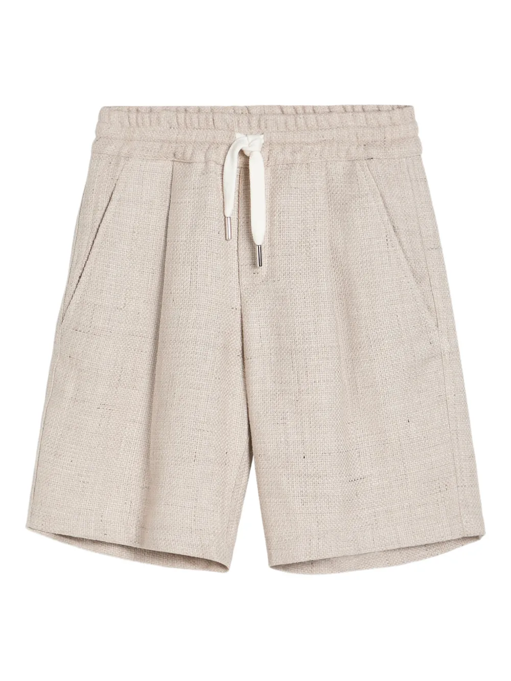 Brunello Cucinelli Kids Shorts con coulisse - Toni neutri