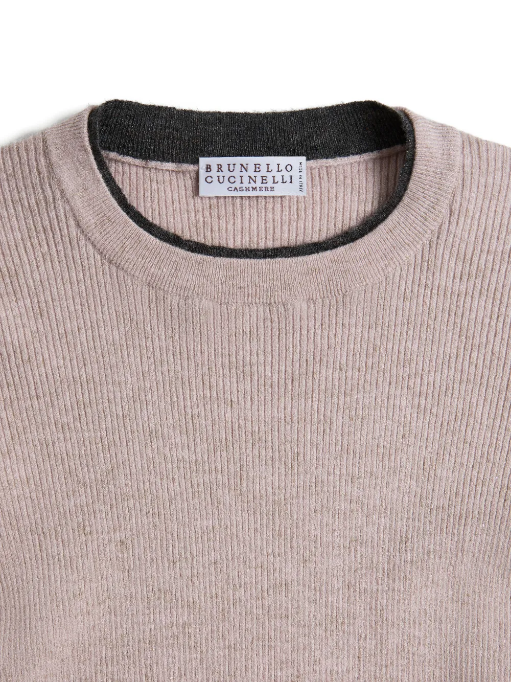  Brunello Cucinelli Kids Ribbed Sweater - Pink 