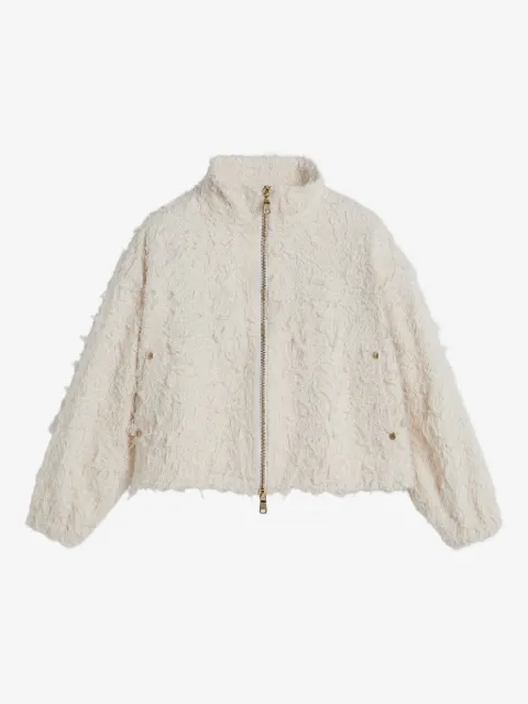 Brunello Cucinelli Kids textured denim jacket