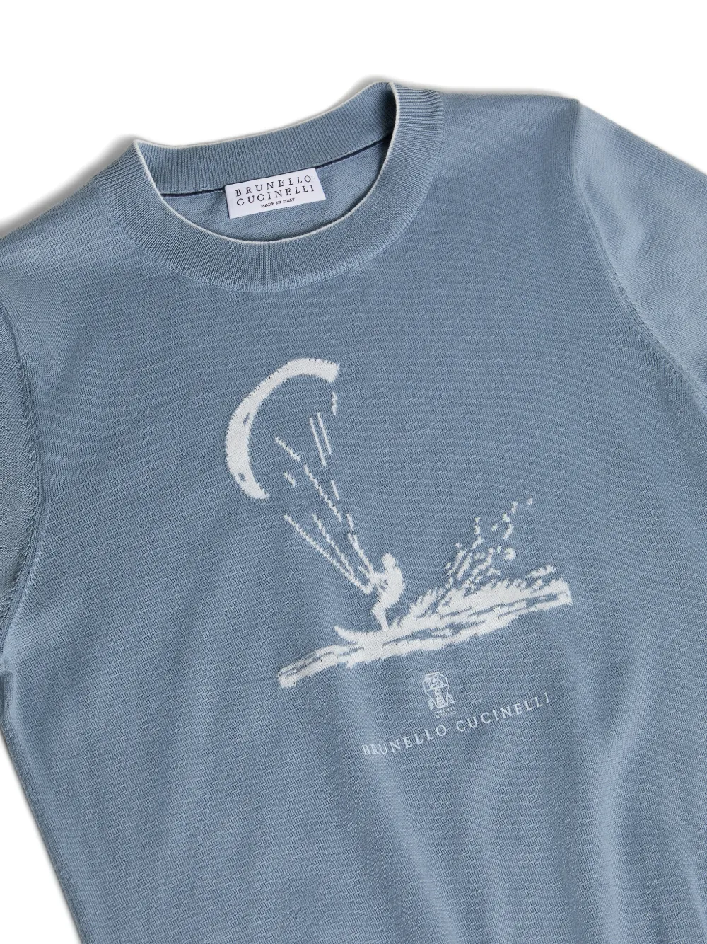  Brunello Cucinelli Kids Short-sleeve T-shirt - Blue 