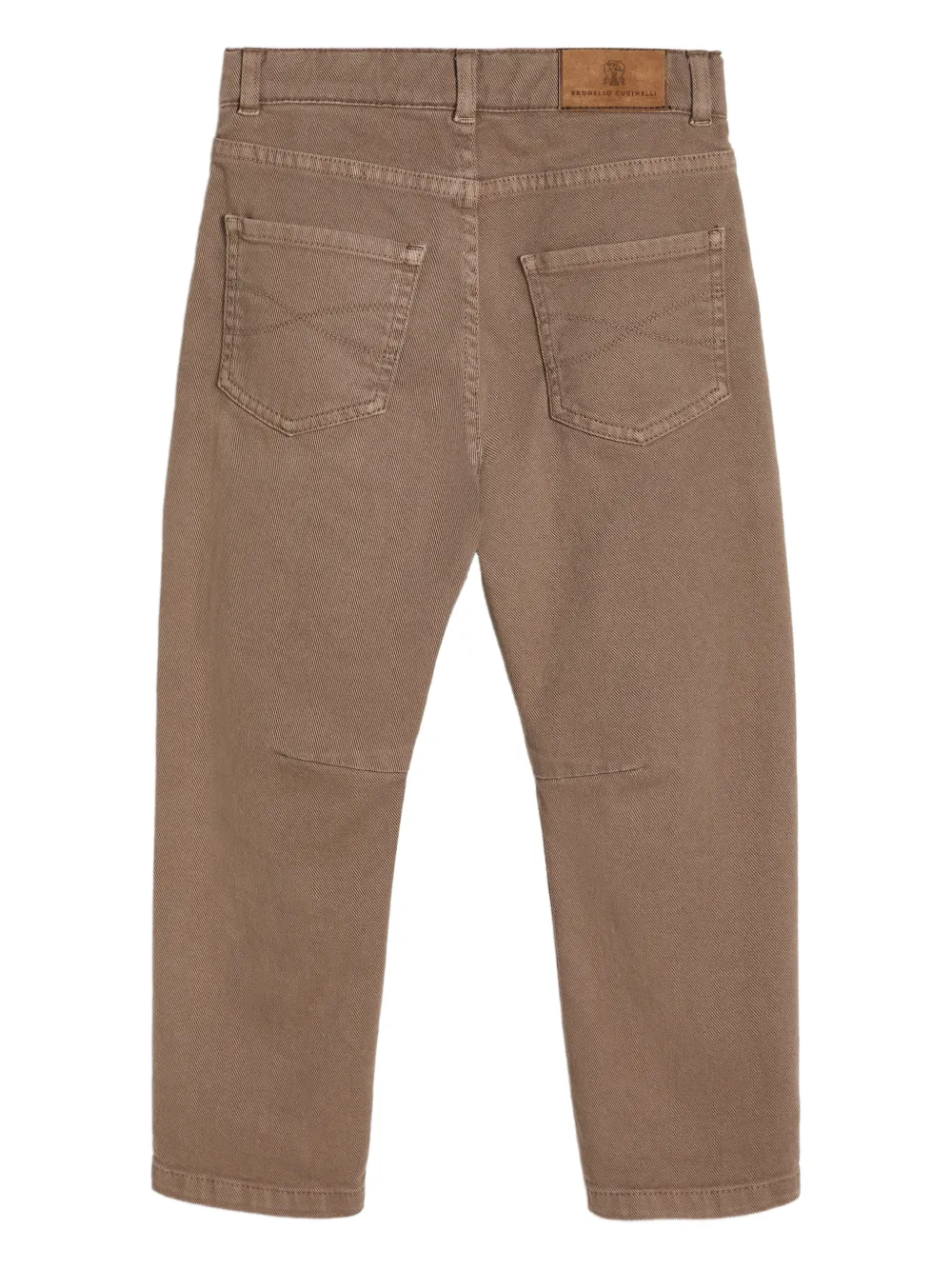  Brunello Cucinelli Kids Five-pocket Jeans - Brown 