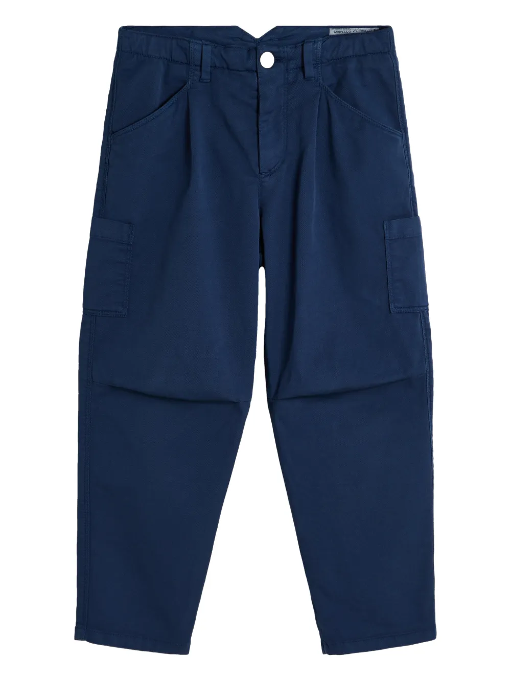 Brunello Cucinelli Kids Pantaloni con tasche laterali - Blu