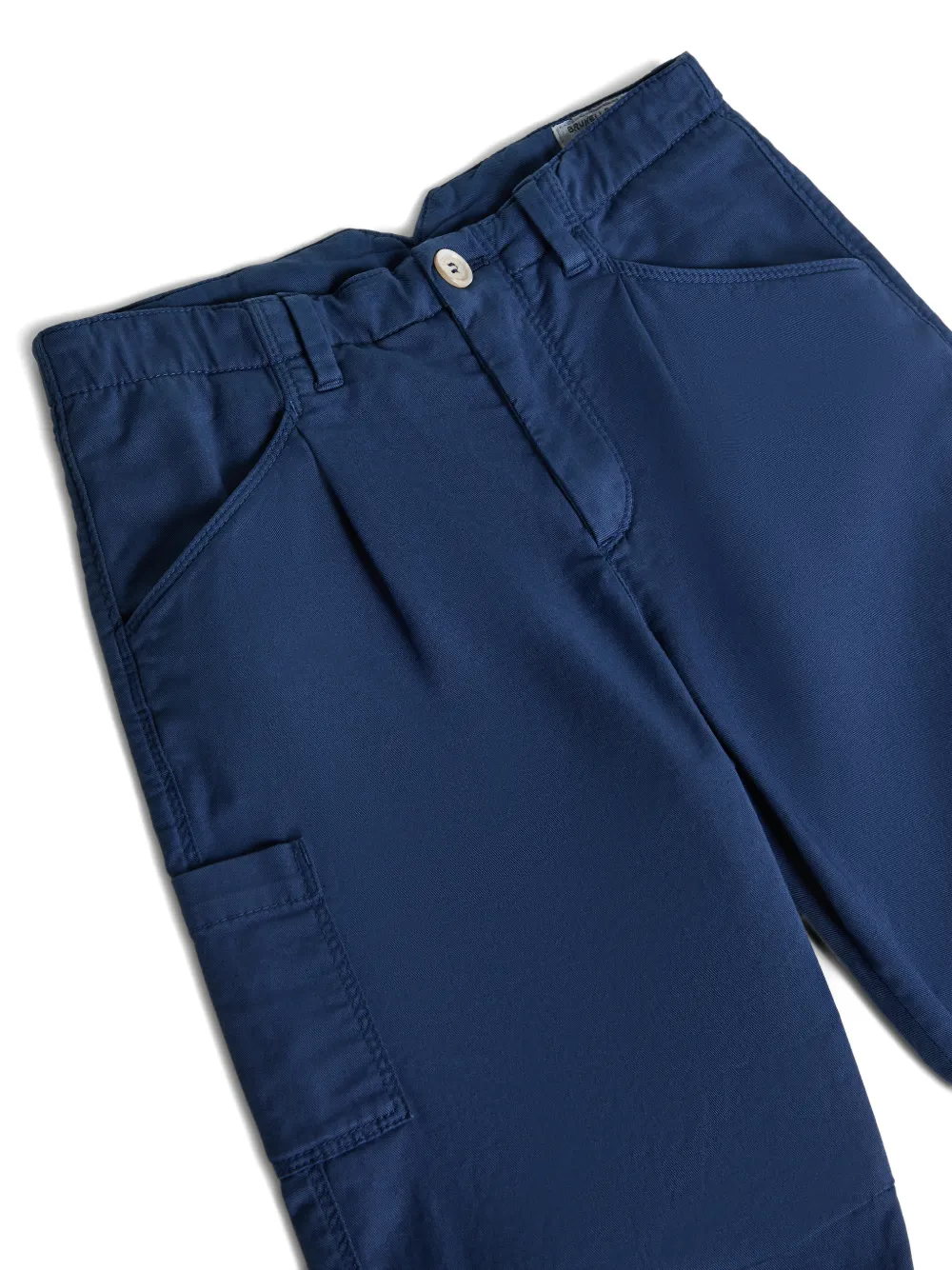  Brunello Cucinelli Kids Side-pocket Trousers - Blue 