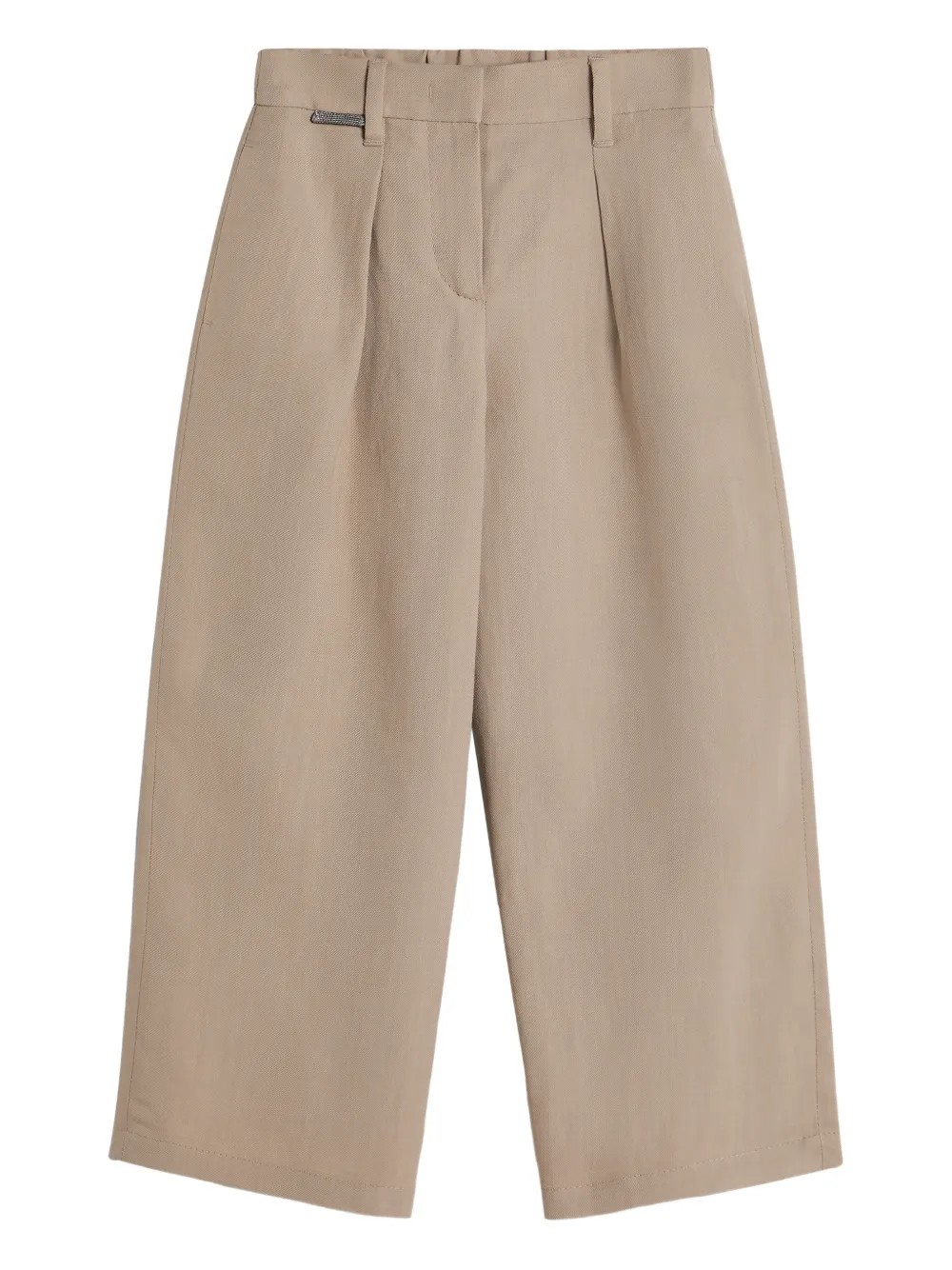 Brunello Cucinelli Kids Pantaloni plissé - Toni neutri