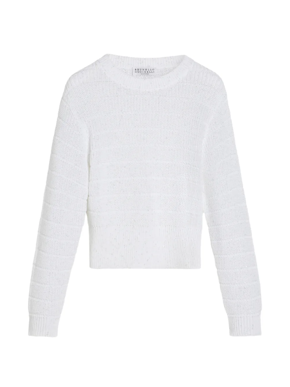 Brunello Cucinelli Kids long-sleeves sweatshirt - Bianco