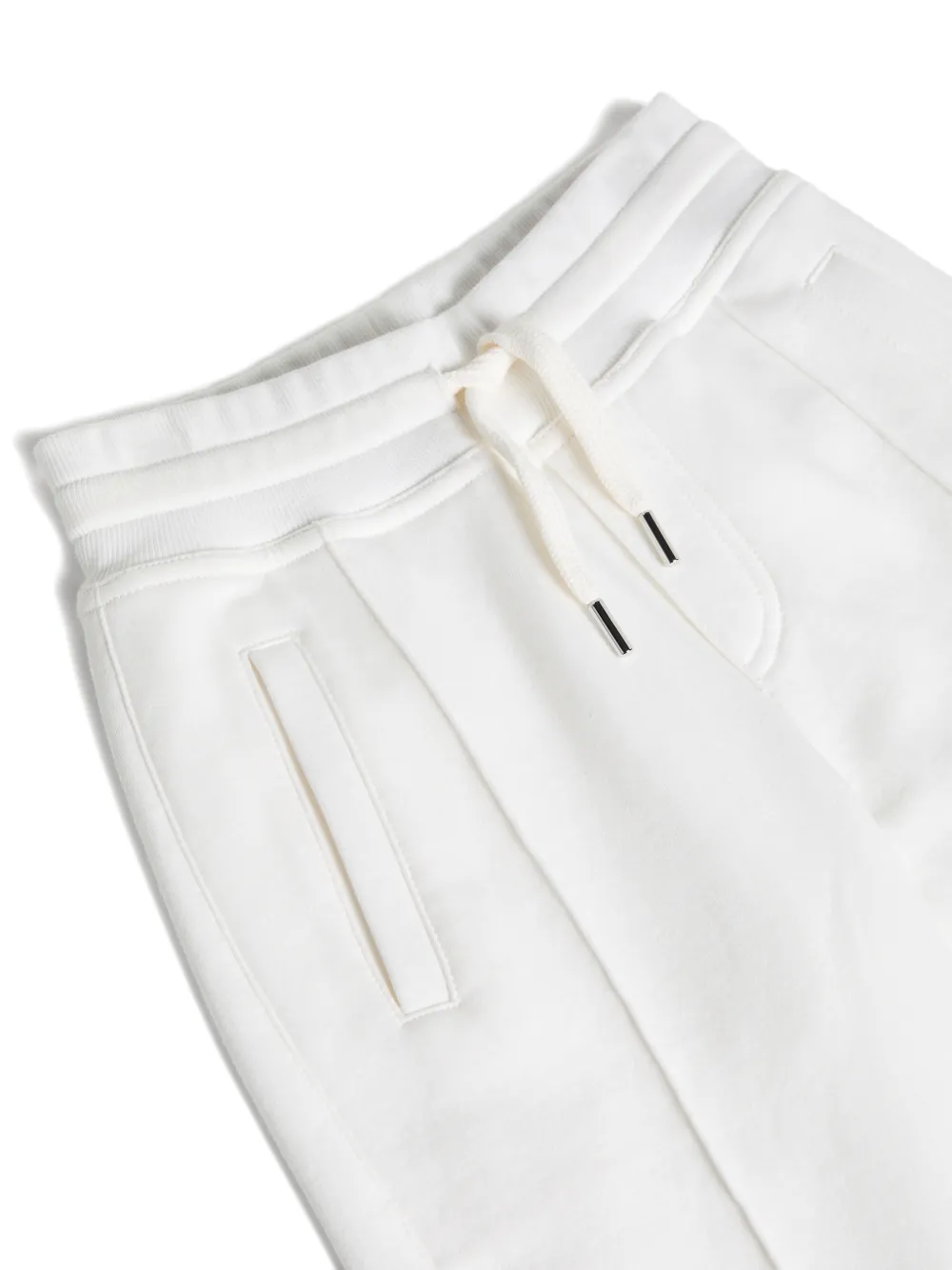  Brunello Cucinelli Kids Drawstring-fastening Track Pants - White 