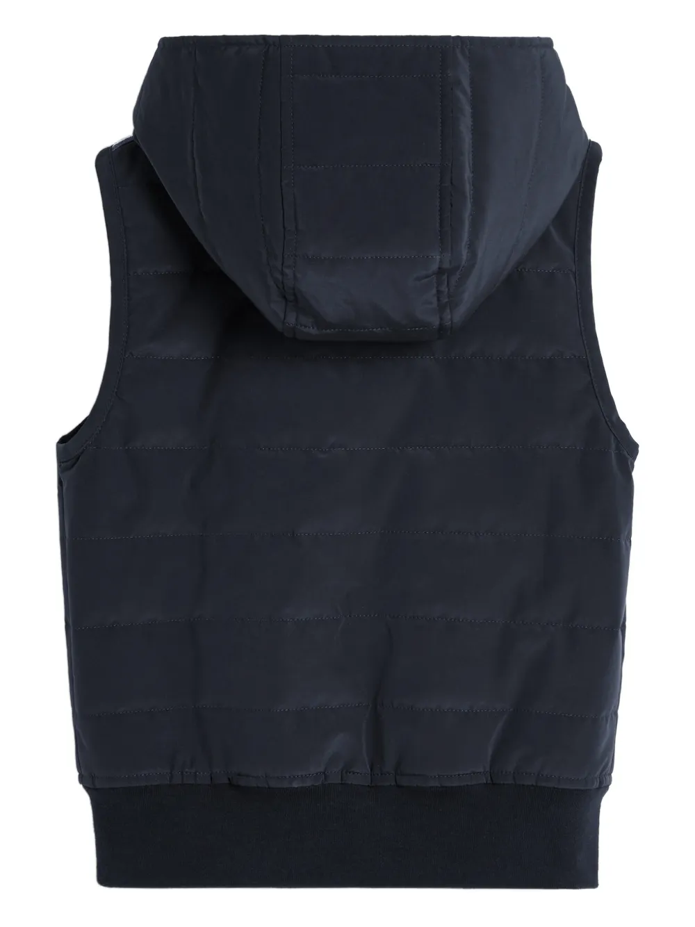 Brunello Cucinelli Kids Bodywarmer met capuchon Blauw