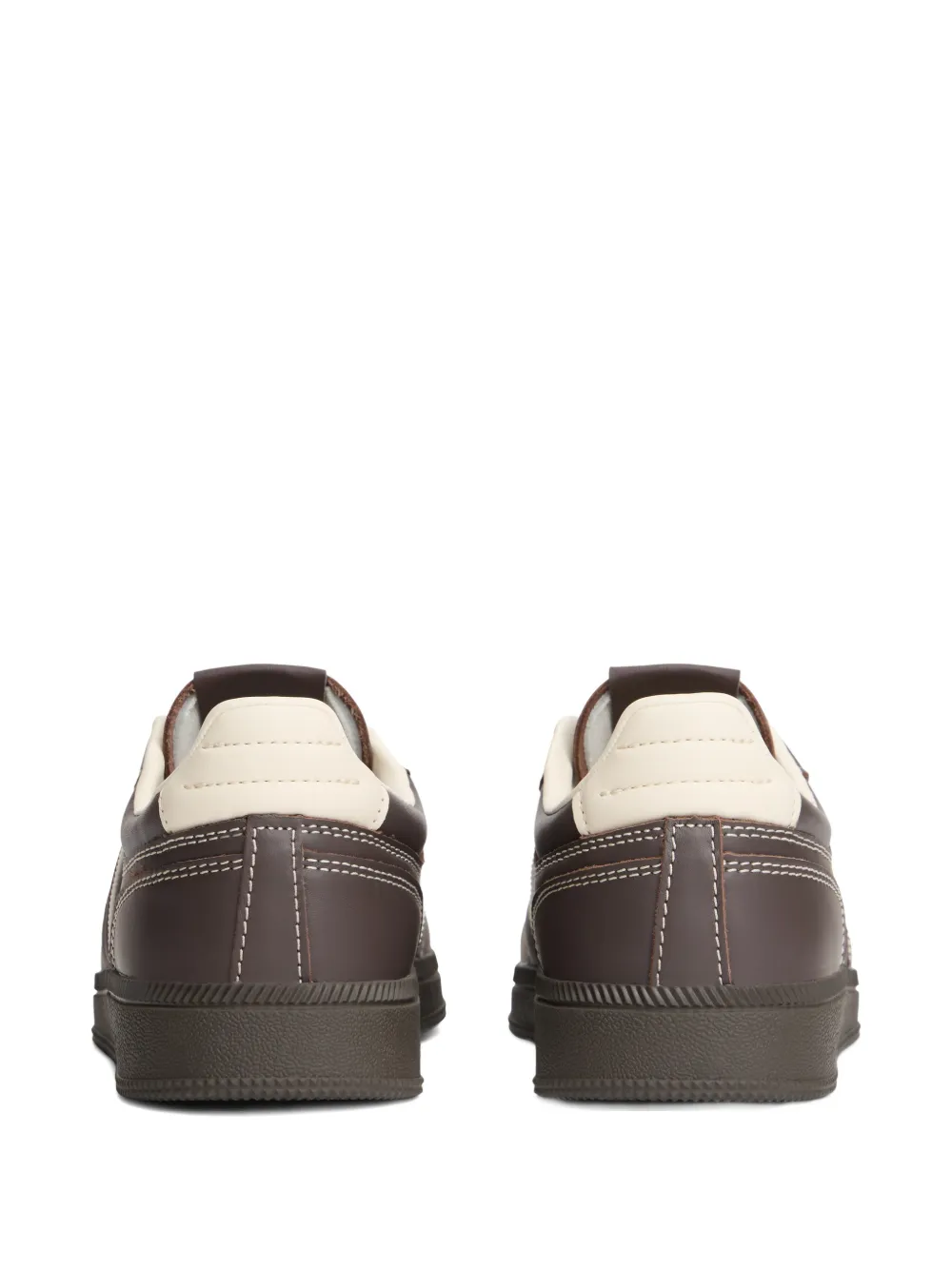 Tommy Jeans Leren sneakers Bruin