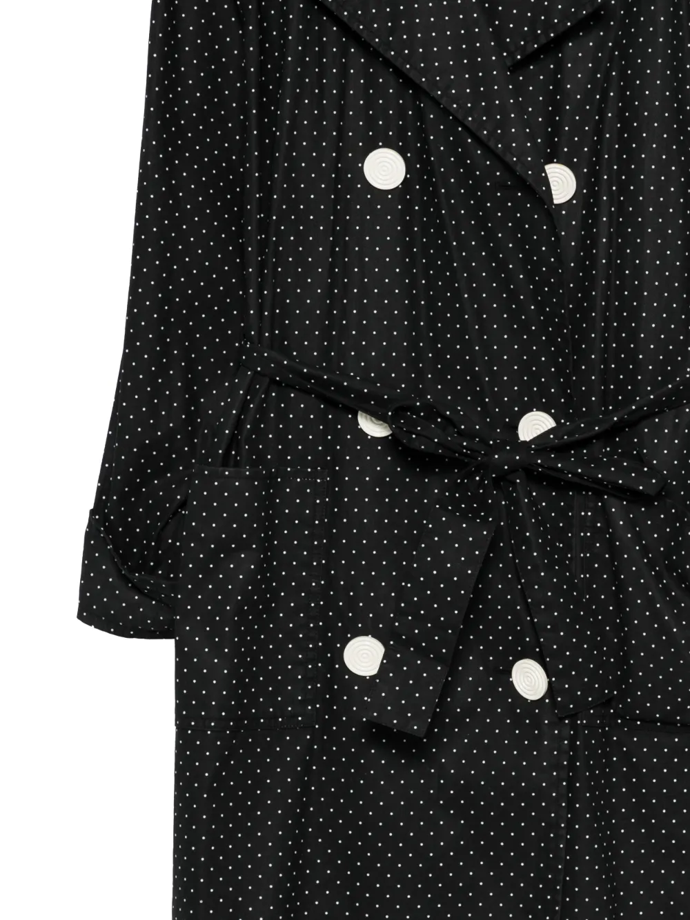 1991 Polka-Dot Trench Coat