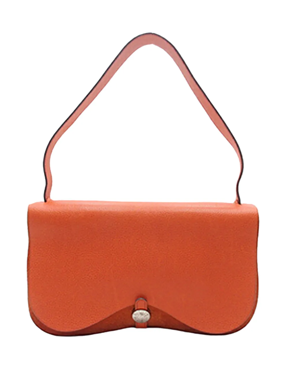 Hermès Pre-Owned 2005 Vache Liege and Toile Sac Colorado MM crossbody bag - Arancione