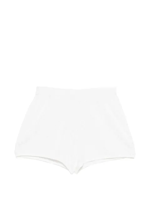 Soft Goat shorts de tejido calado