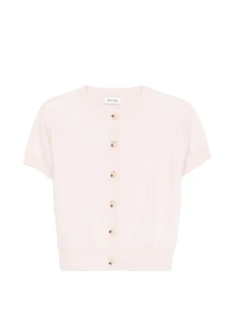 Soft Goat borstad kortärmad kofta