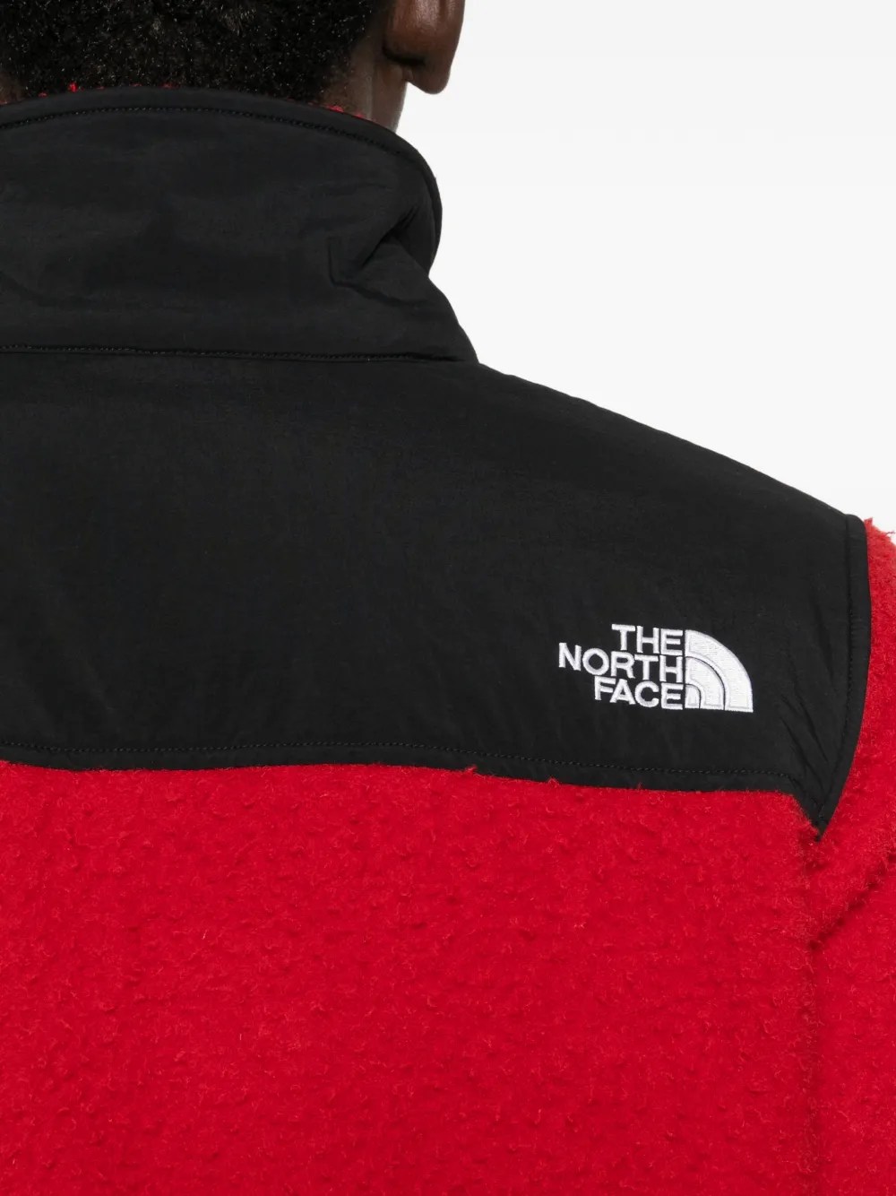 The North Face 1995 Casentino Denali jack met rits Rood