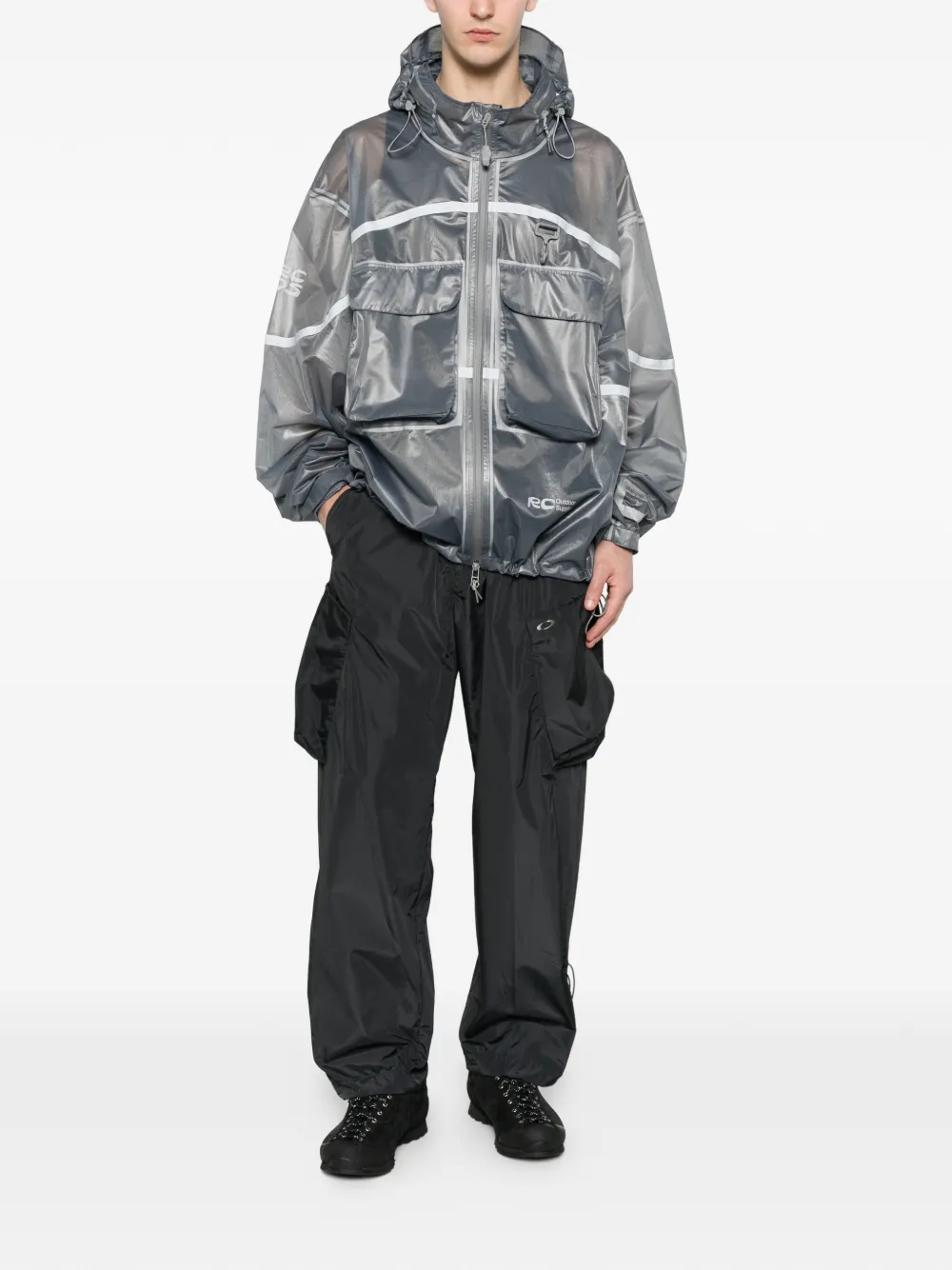  Rc Outdoor Supply Owens Shell Hooded Jacket - Grey 