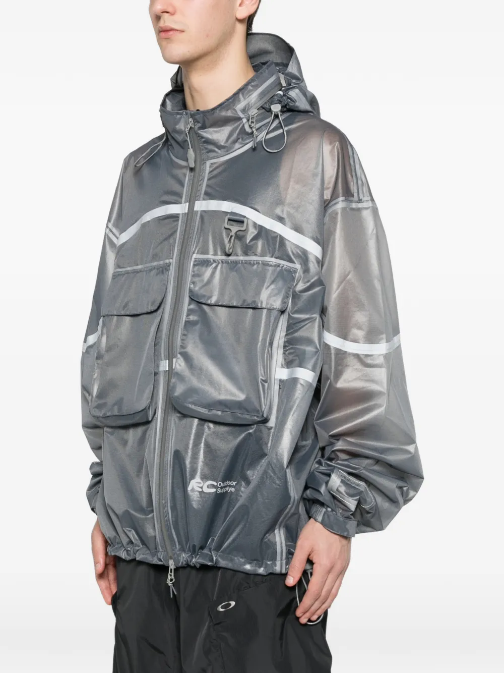  Rc Outdoor Supply Owens Shell Hooded Jacket - Grey 