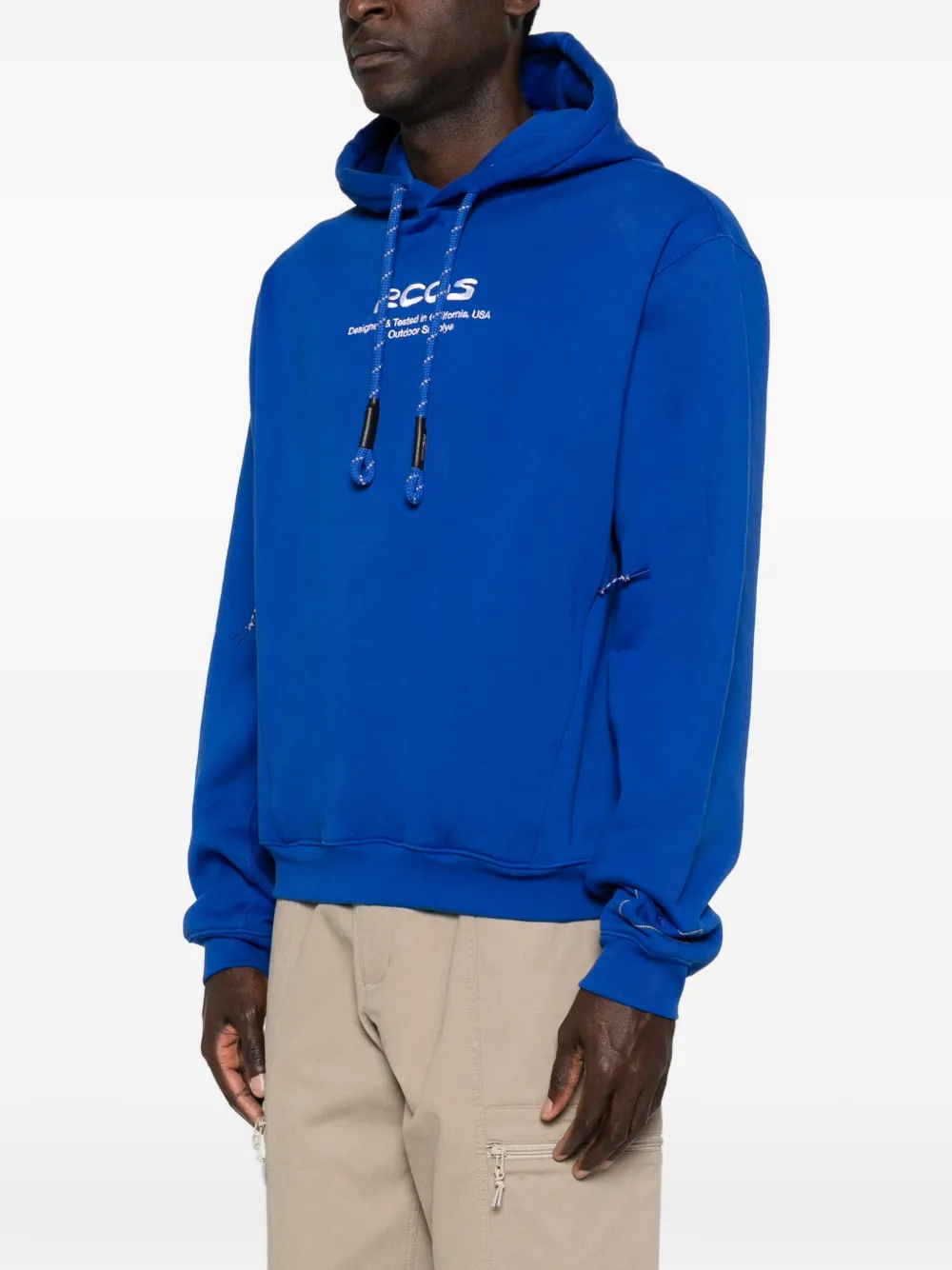  Rc Outdoor Supply Sudadera Script Con Capucha - Azul 