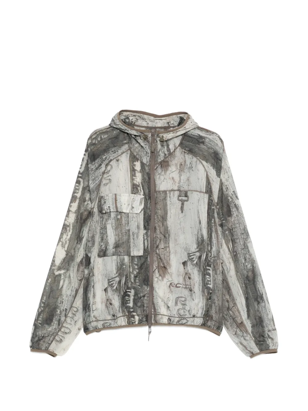 RC Outdoor Supply printed jacket - Nude