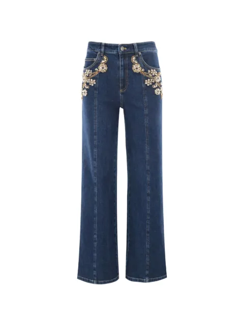 Cinq A Sept Cami crystal embellished trousers