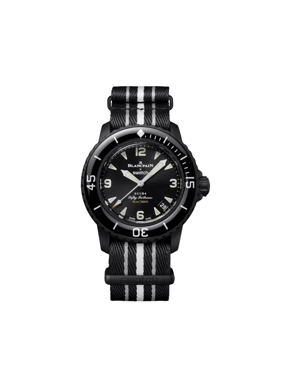 Blancpain x Swatch Ocean Of Storms 42.3mm watch - Nero
